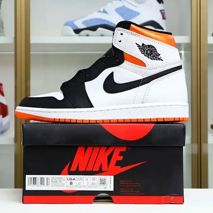 Retro Kimikick 1 Jordan Orange' OG High Air Electro 0820